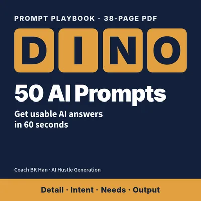 DINO Prompt Playbook cover